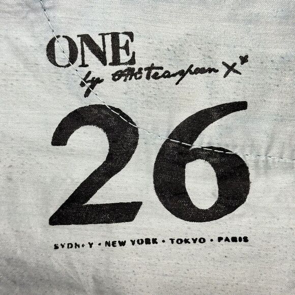 One Teaspoon Jean Shorts Womens 26 Bandits Relaxed Long Rise Button Fly Twisted - Picture 12 of 13